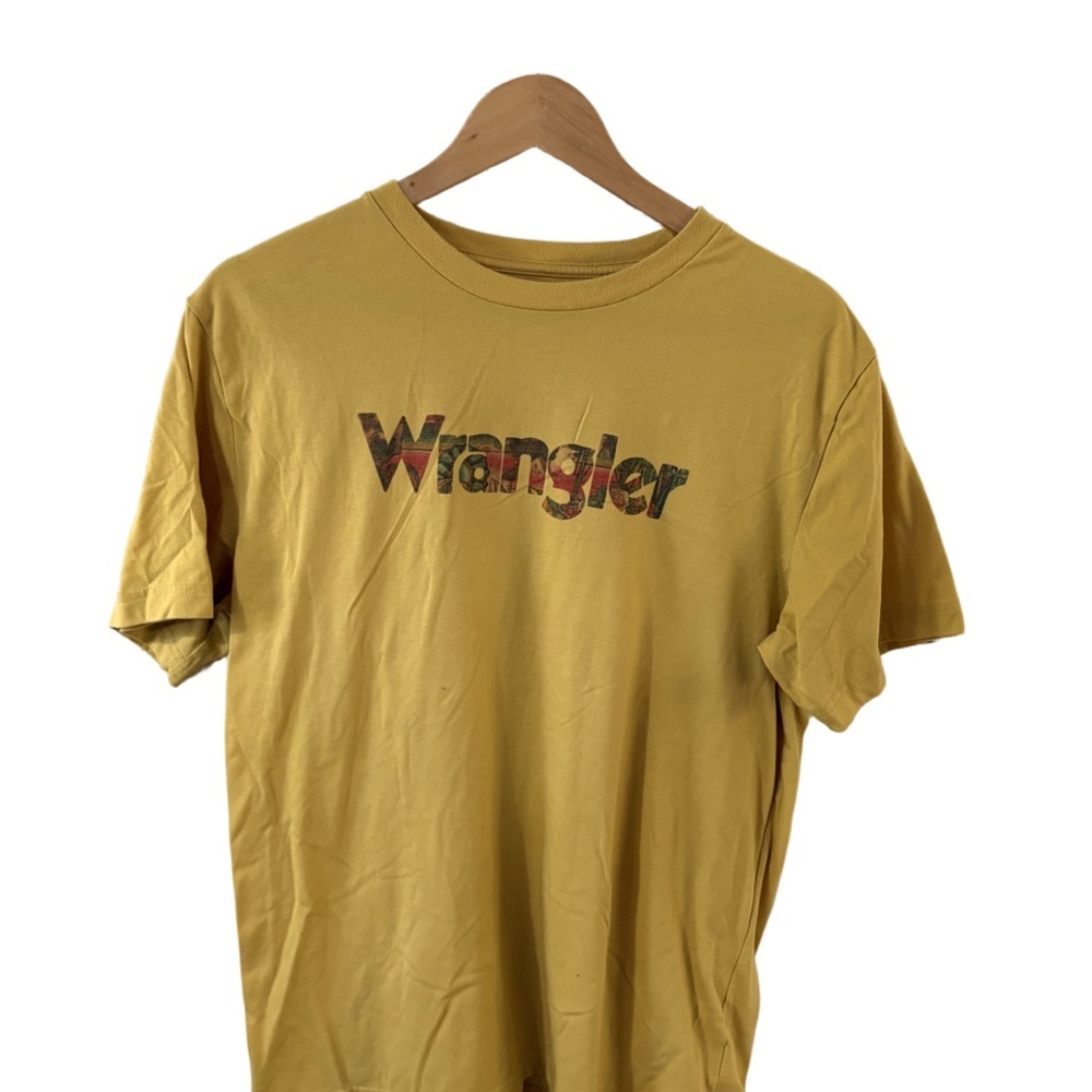 Wrangler Graphic Tee by George – Mustard Yellow, Size L